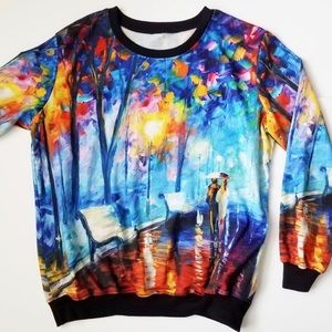 • Pull over Sweater Painting Print